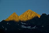 REDORTA! 3038 m, splendido gigante orobico, salito partendo da Fiumenero e passando dal Rif. Brunone di buon mattino il 1 agosto 2010 - FOTOGALLERY